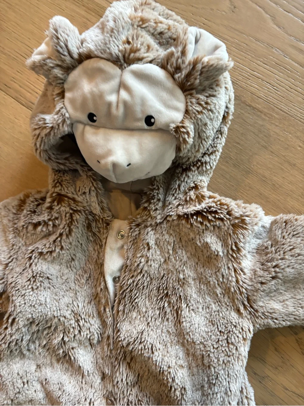 Cozy Plush Monkey One-Piece Halloween Costume - Pottery Barn Kids